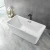 Acrylic rectangular Bathtub Golden Size 120 X70 cm, White Color