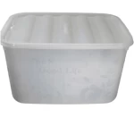 حاوية جود لايف شفاف بعجلات، طاقة الاستيعاب 200 لتر، مقاس 82×59×46 سم، رمز المنتج SW-2443-4IY8P