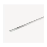 Moisture-resistant wall skirting, size 270x4.4x1 cm, white color, model 381754