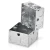 Steel Electrical Switch Box Thickness 1.1 mm, Dimensions 72×72 mm, Depth 35 mm | Alfanar Company