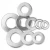 Zinc Plated Flat Washer Size 10 mm Thickness 2 mm Outside Diameter 35 mm White DIN125 | AOBSCO - Image 5