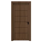 باب بريميوم خشب صلب، مقاس 235 × 115 سم، لون بني، سماكة 6 سم، موديل BM01