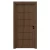 Premium solid wood door, size 235 x 115 cm, brown color, 6 cm thickness, model BM01