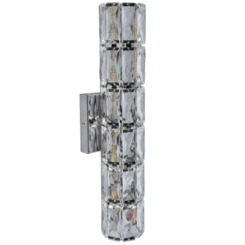 Modern LED Wall Light 48 cm Height 12 cm Width, Silver Color | 49558