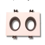 فريم سبوت لايت مجوز، طول 17 سم، عرض 9 سم، لون أبيض