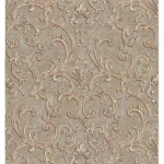  ورق حائط ايطالي تصميم كلاسيك مقاس 10 م×0.70 م، لون بني، موديل 14043 