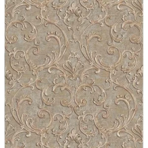 Italian Wallpaper Classic Design 10mx0.70m Brown, Model 14043 | Balbaid Decor Company