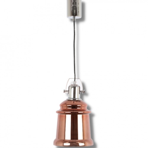 Ceiling Chrome Pendant Golden, 35x20 cm, 100 cm Wire | Matkel Store