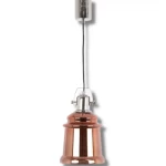 علاقي سقف كروم ذهبي، أبعاد 35×20 سم، سلك بطول 100 سم