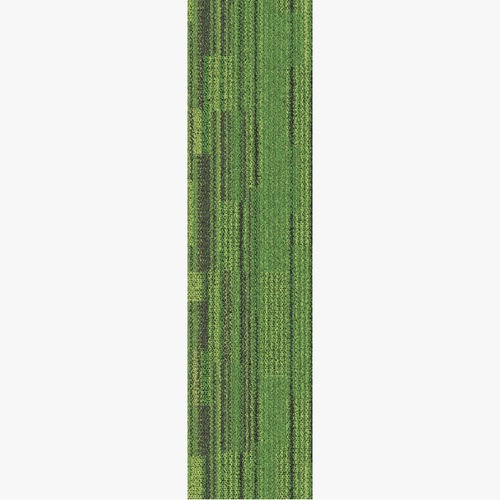 شرائح موكيت للمكتب 100×25 سم، سمك 7 ملم، أخضر فاتح مع عزل PVC | موديل 2667