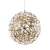 Luxury Crystal Chandelier, diameter 50 cm, gold and black color