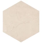 Grand Marvel Hexagonal Ceramic, beige, Dimensions 58.5 × 67.5 cm, 14 mm Thickness