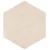 جراند مارفل سيراميك سداسي، بيج، أبعاد 58.5 × 67.5 سم، سمك 14 ملم