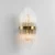 Golden Pendant Light, 21 cm Width, 50 cm Height