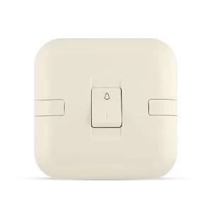 Bell Switch 10 Amp 1 Gang, 7x7 cm, Beige, 250V | Spectra