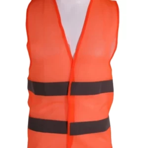 Lightweight Safety Vest Reflective Strips Size XXL Weight 1 kg Orange | Muedda Store