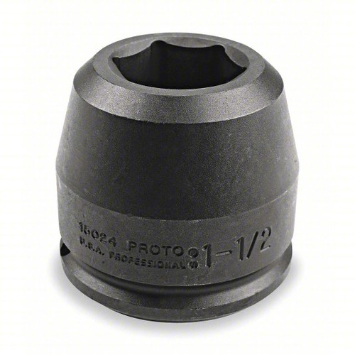 Impact Socket Base Size 2 5/8 Inch, Black Oxide Steel Alloy | Proto by ARAB PROS COMPANY