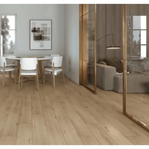 Indoor Ceramic Floor Tiles 90x15x1 cm Light Beige Matte | Saudi Ceramics