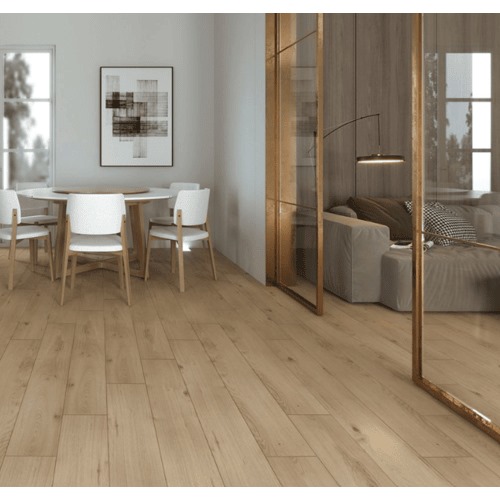 Indoor Ceramic Floor Tiles 90x15x1 cm Light Beige Matte | Saudi Ceramics