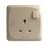 فيش كهرباء بمفتاح ثنائى القطب 13 أمبير  الفنار موديل ميرا المقاس  7x7 اللون البيج