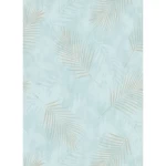 ورق جدراي مشجر لون اخضر باهت، طول 10 م، عرض 0.53 م، موديل 18-02579