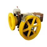 ماكينة رفع ثابتة للعمود (أكس)، حمولة 2500 كجم، تحكم في السرعة Ac2/vvvf، قوة 6.7KW، بكرة 480×11×4 من FIA