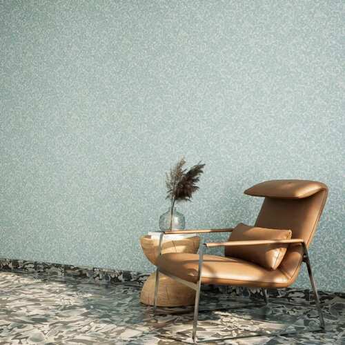 Patterned Wall Covering 10m x 50cm Light Green | 