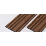 PVC Wood Replacement Panels Rectangle, Size 12 × 290 cm, Marble brown color
