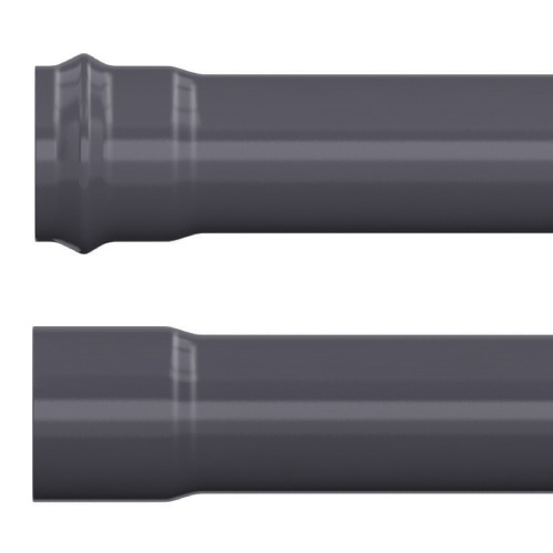 PVC Pipes Size 6 Inch Thickness 3.86 mm Gray Color | Al Watania for Industries