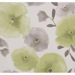 British Wallpaper Gray With Green Color Floral Design, Size 10mx0.53m, Model 32464