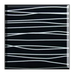 ديكور مقصورة مصعد، تصميم أنيق، لون اسود مع ابيض