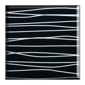 Elevator Cabin Decor Black with White, Elegant Design | 