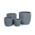 Decorative Pot  made of Fiberglass, size 33×34 cm, Round Shape, Gray