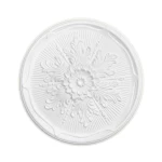 PU Foam Ceiling Decoration, Size 53 cm, White Color | Zakharef Company