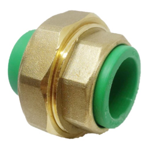 PPR Union Size 20 mm Pressure 25 bar Green Color | Al mona for innovative pipe solutions