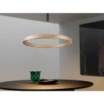 Milla Decorative Pendant Light, 61 W LED, Size 598×1500 mm, Pink Champagne Color