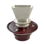 صفاية تصريف مويه ارضية داخلية PVC 75 ملم، مربع | مصنع سعودي كاست