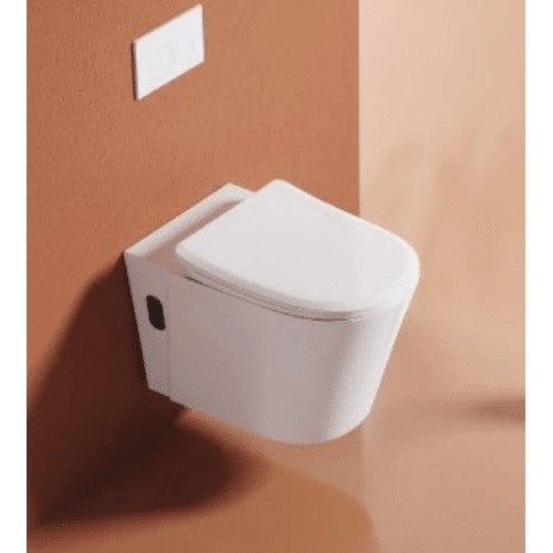 White Wall Mounted Water Closet 18-23 cm, Modern Design | Albayt Alaniq Sanitary Tools
