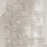 ورق جداري بلجيكي لون رمادي تصميم هندسي، مقاس 10 م×0.53 م، موديل وايلد