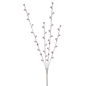 Artificial Decorative Plant 80 cm Height, Pink Color | Abyat Company
