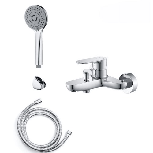 Bathtub Mixer Chrome, Durable Construction | Saudi Ceramics