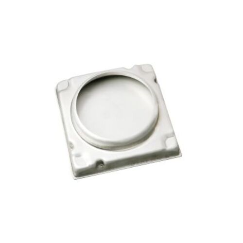 صفاية ارضية حجم 13×13 سم لون كروم | N116.501