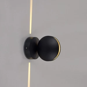 Modern LED Wall Mounted Lighting Unit 6 w, Size 110×47×120 mm, Black | 49285