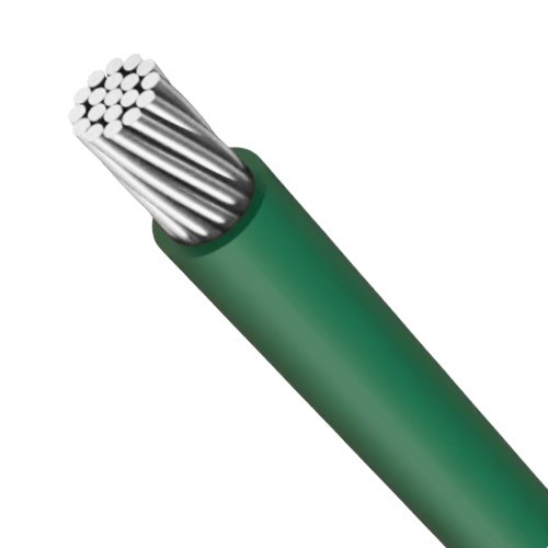 سلك كهرباء 10 AWG مجدول نحاس مطلي بالقصدير MTW، 600 فولت، 500 قدم، أخضر | شركة كابلات الشرقية للصناعة
