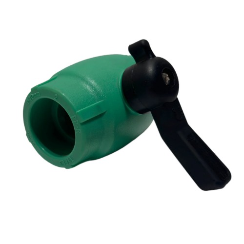 PPR Ball Valve Size 63 mm Pressure 25 bar Green Color | Thermal pipes factory (TPF)