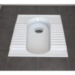 كرسي حمام عربي موديل الوادي 100، لون ابيض، مقاس 17×54×44 سم