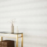Patterned Design Wall Covering Size 10m x 50cm, Light Gray Color