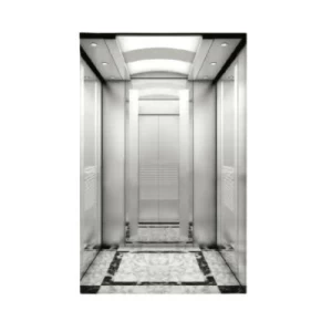 Passenger Elevator Compact 800 KG Load 10 Persons 1.0 m/s Etched Mirror Wall PVC Flooring | 