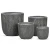 Fiber Cement Pot, Size 51×49 cm, Gray, Cylinder Shape