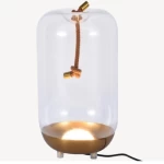 Elegant Table Lamp, 68 cm Height, 46 cm Width, Gold Color